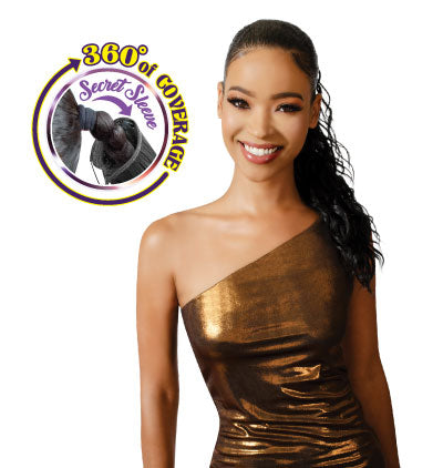 Fashion Source SLICK SLEEVE DRAWSTRING PONYTAIL PHP-CHLOE 20"