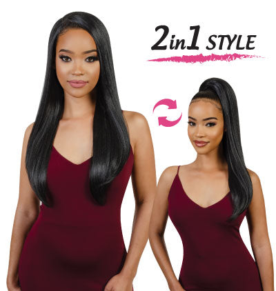 Fashion Source Half wig + Ponytail RHTP-AMANI - 26"