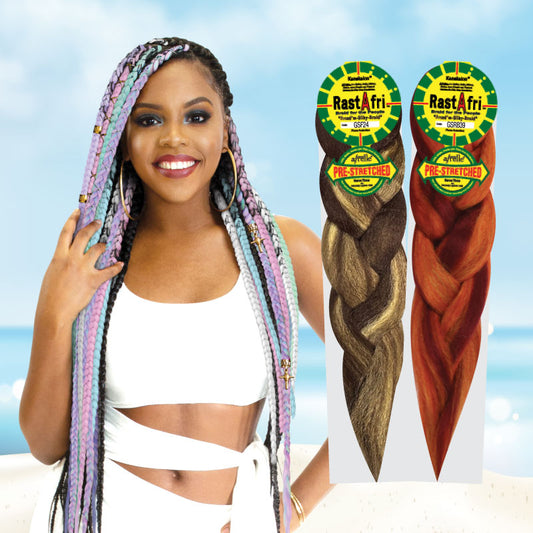 RastAfri Freed'm Silky Braid Pre-Stretched - 52"