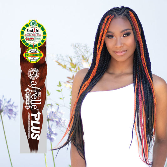 RastAfri Freed'm Silky Braid Pre-Stretched - 52" PLUS