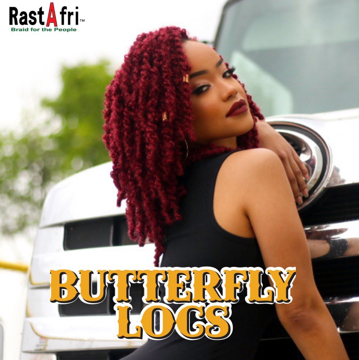 RastAfri BUTTERFLY LOCS 10"