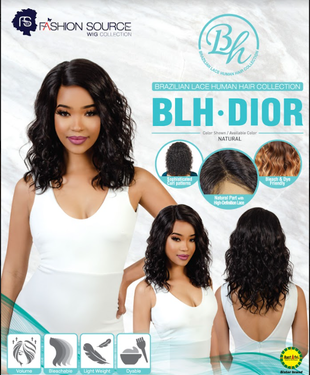 Fashion Source Brazilian Human Hair Lace Wig BLH-DIOR