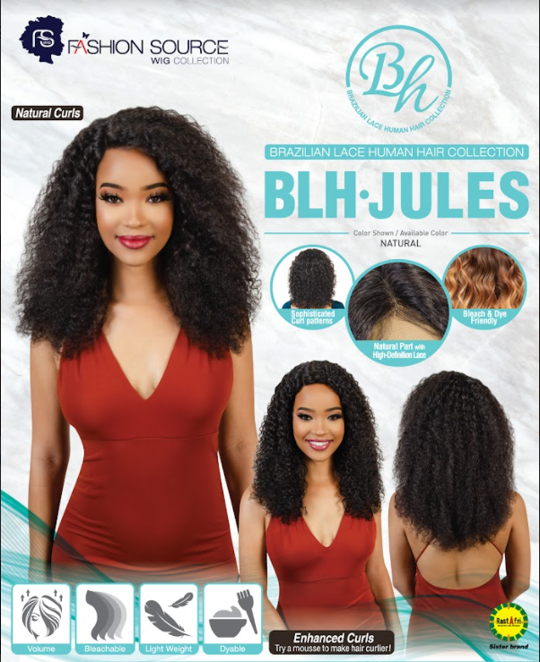 Fashion Source Brazilian Human Hair Lace Wig BLH-JULES
