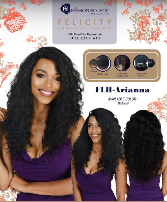 Fashion Source Human Hair Full Lace wig FLH-Arianna