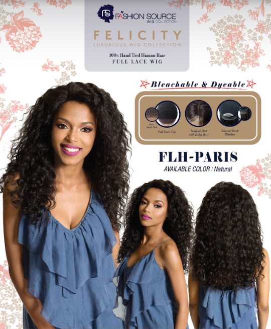 Fashion Source Human Hair Full Lace wig FLH-Paris