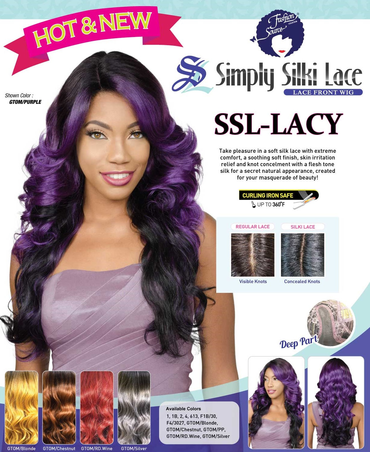 Fashion Source Simply Silk Lace wig SSL-LACY