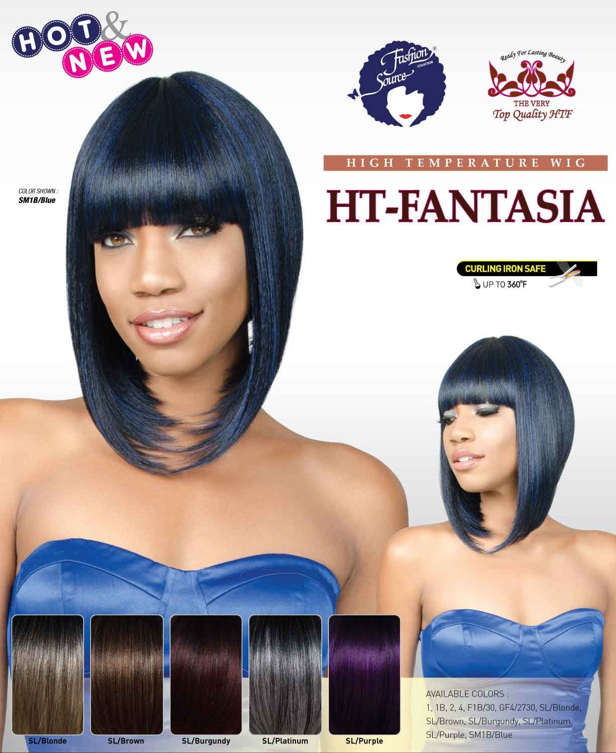 Fashion Source High Temperature Full wig HT-Fantasia