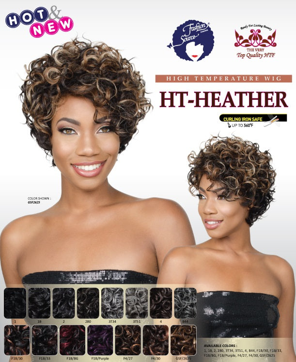 Fashion Source High Temperature Full wig HT-HEATHER