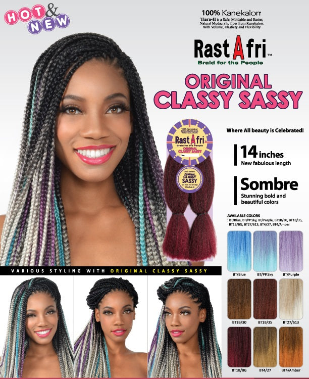 RastAfri ORIGINAL CLASSY SASSY BRAID - 14"