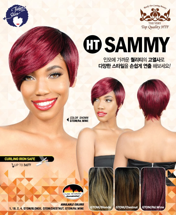 Fashion Source High Temperature Full wig HT-SAMMY
