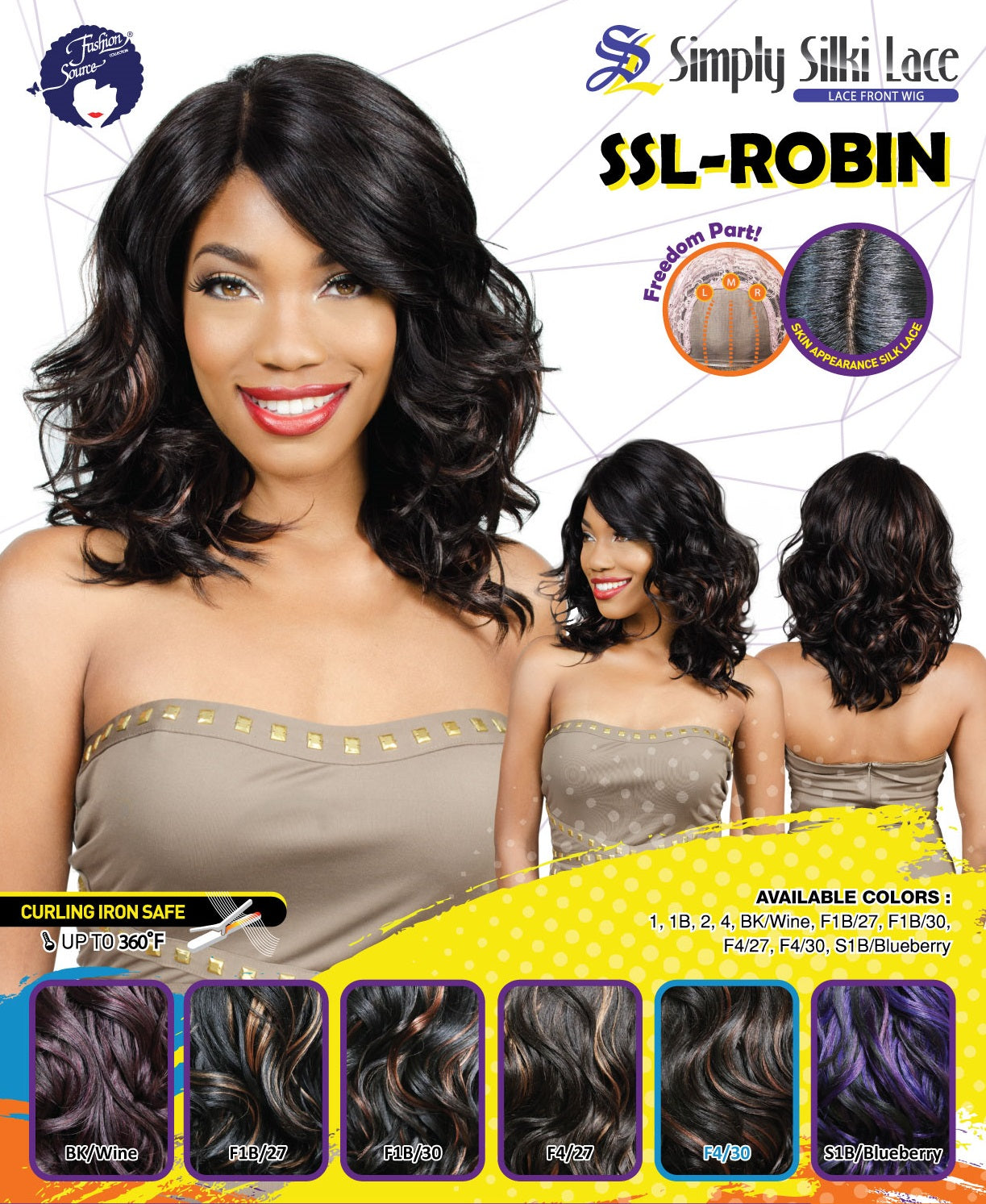 Fashion Source Simply Silk Lace wig SSL-ROBIN