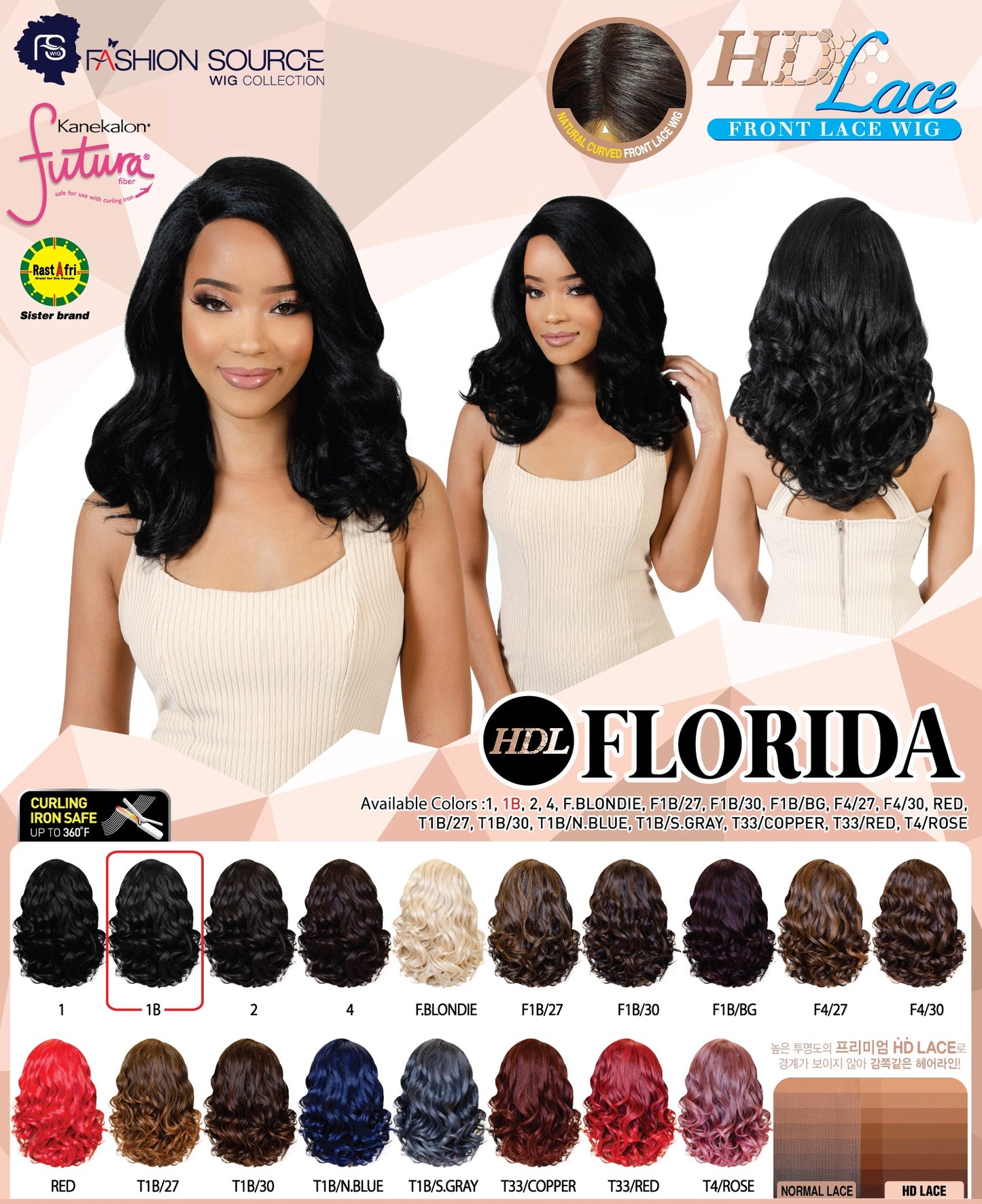 Fashion Source HD Lace wig HDL-FLORIDA