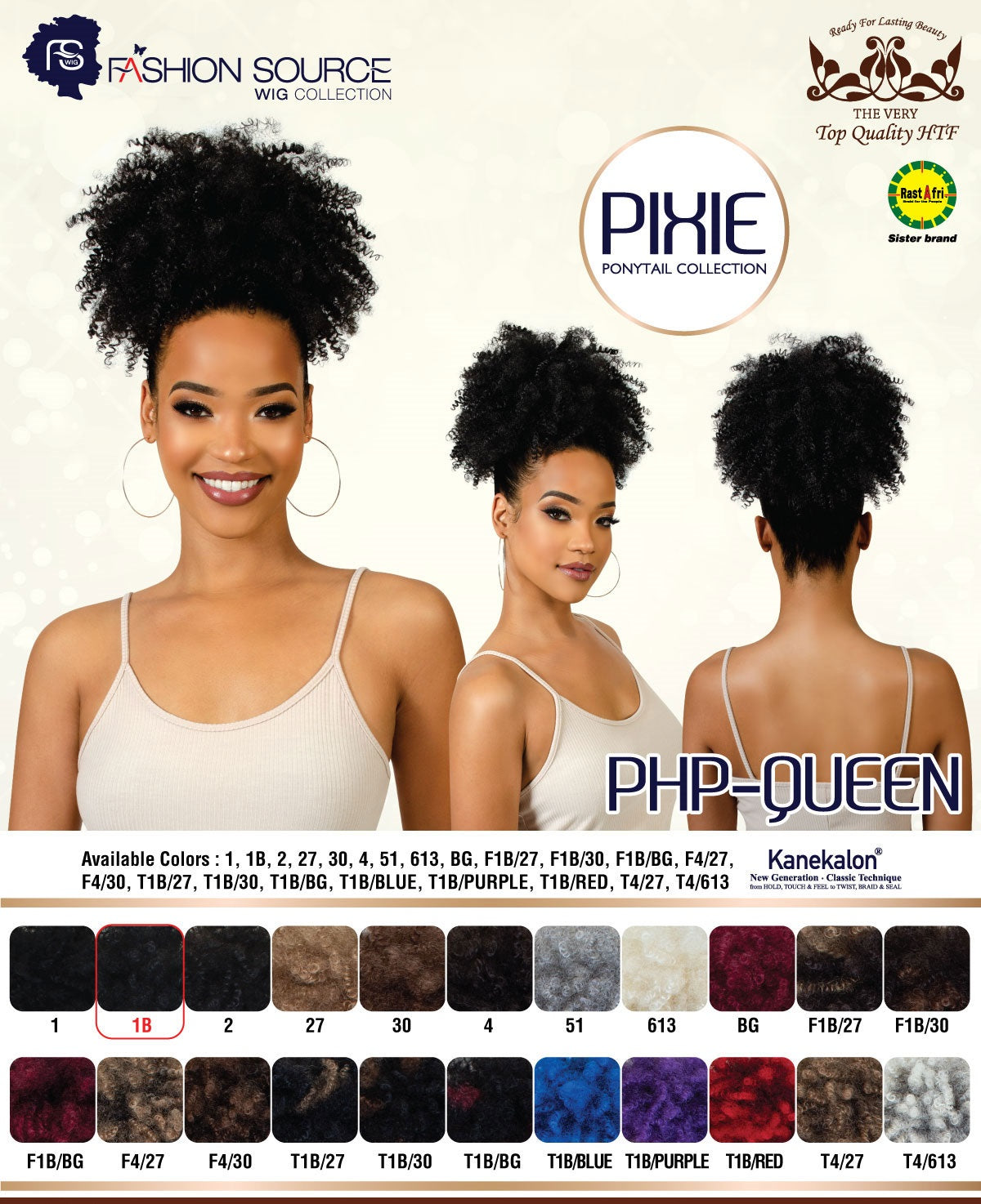 Fashion Source Drawsting Ponytail PHP-QUEEN