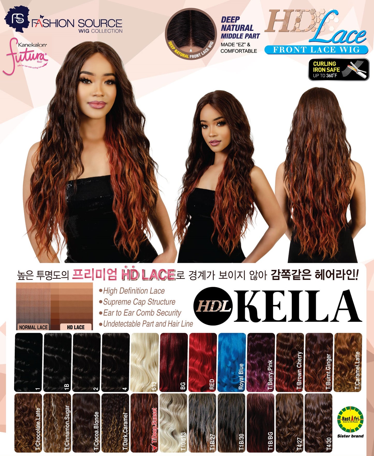 Fashion Source HD Lace wig HDL-KEILA