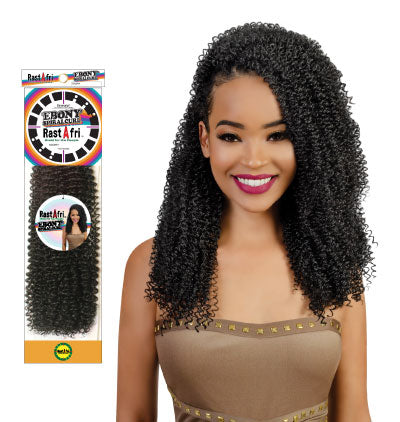 RastAfri EBONY SPIRAL CURL 14"