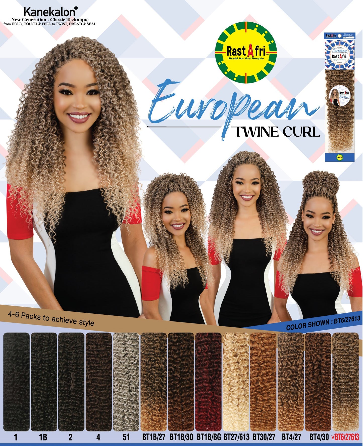 RastAfri EUROPEAN TWINE CURL 16"