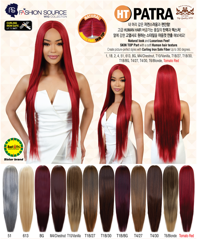 Fashion Source High Temperature Full wig HT-PATRA