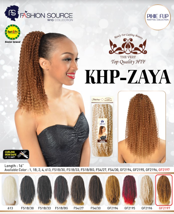Fashion Source Drawsting Ponytail KHP-ZAYA