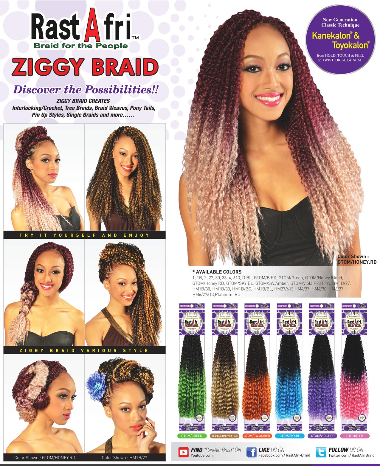 RastAfri ZIGGY BRAID