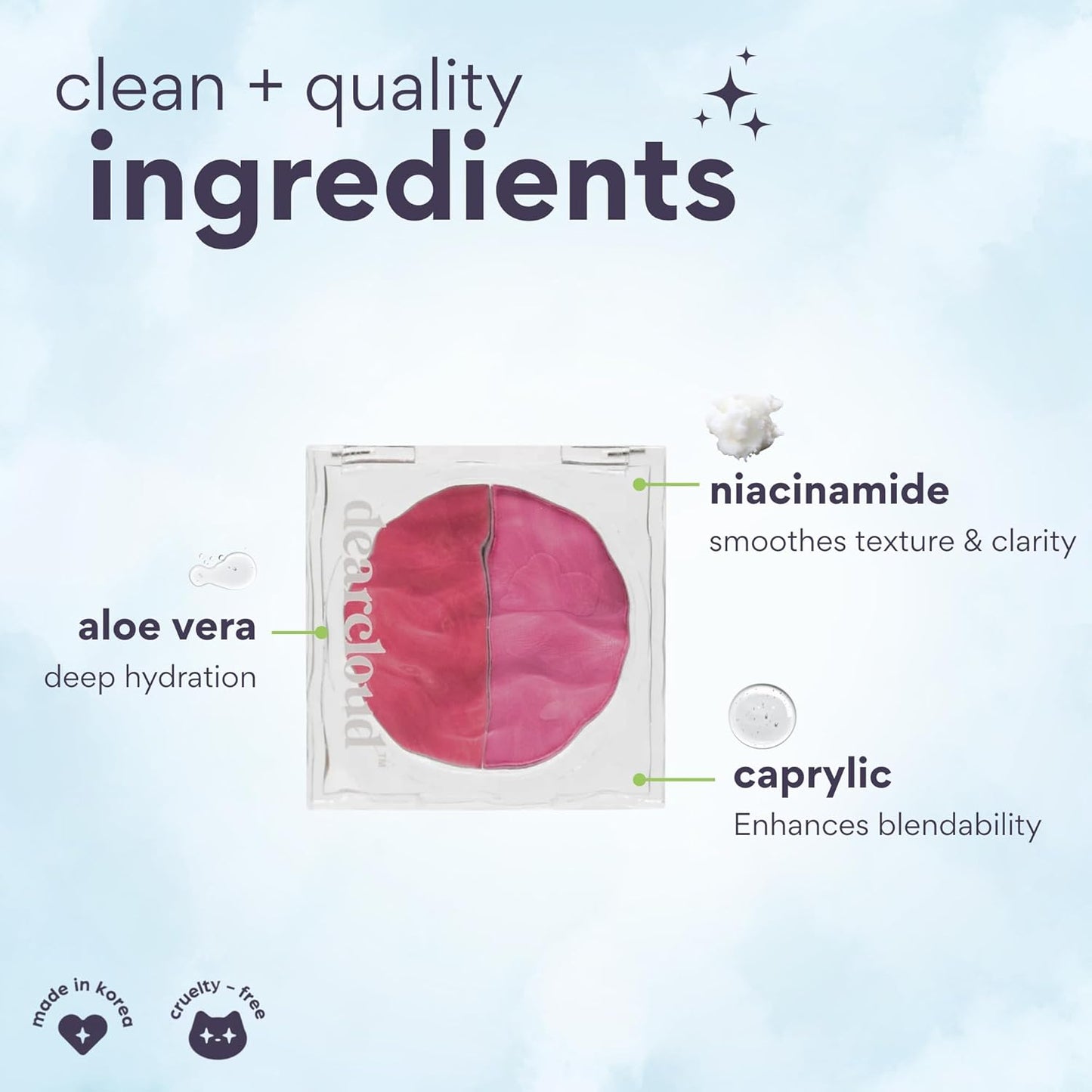 Dearcloud Dewy Hydration Watercolor Blush Duo