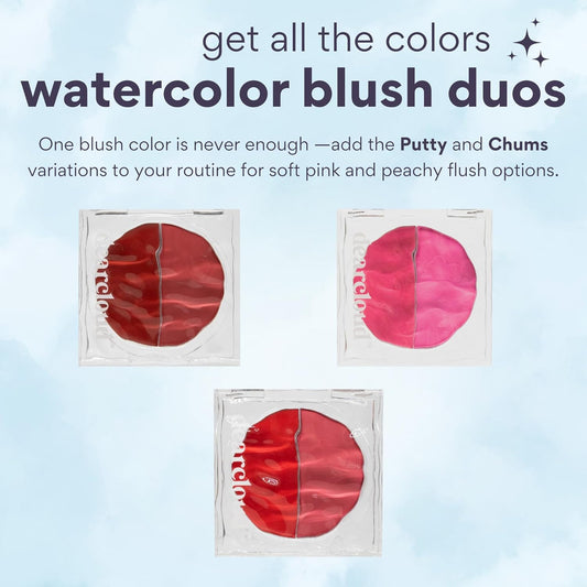 Dearcloud Dewy Hydration Watercolor Blush Duo