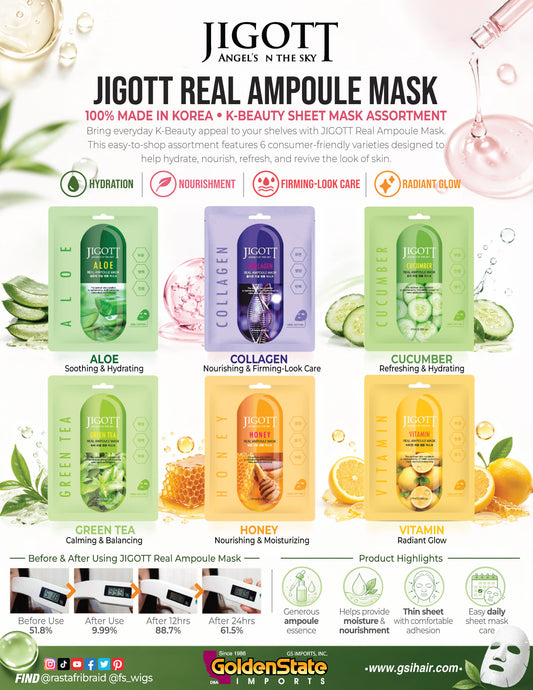 JIGOTT Ampoule Mask - 10 PCS